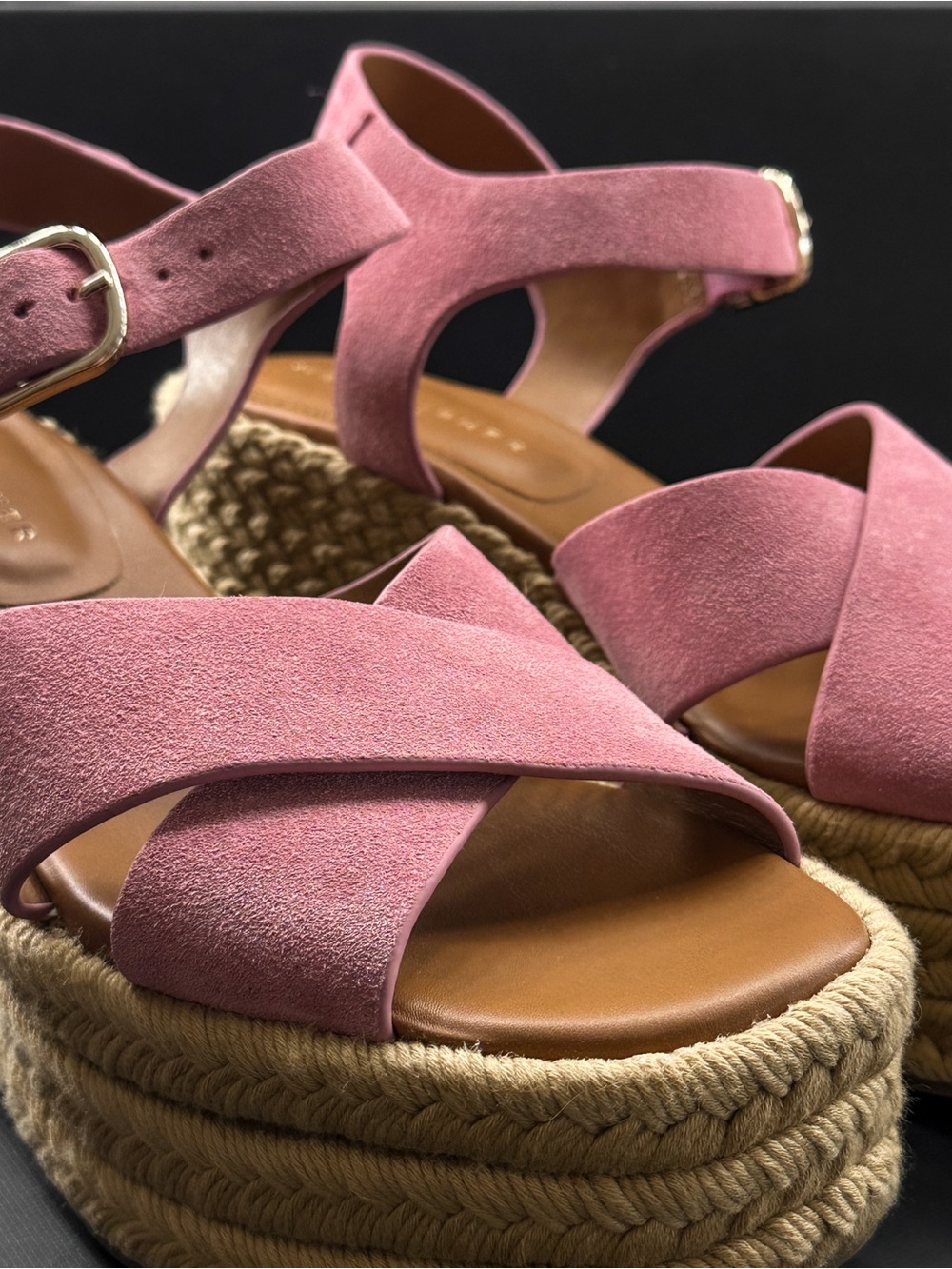 Women's Pasion Espadrille Platform Wedge Sandals - Size 8 1/2